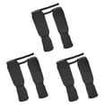 thumbnail image 3 of xinxixnxx Elastic Shin Instep Guards for MMA Training Reliable Protection Black M 3Set, 3 of 6
