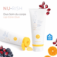 thumbnail image 2 of NU·RISH Body Care Duo - Exfoliating Gel and Hydrating Milk for Soft, Smooth Skin, 2 of 7