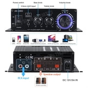 Audio Amplifiers For Car Home Bass 2.0 Channel Hifi Sound Amplifier Home Digital 12V Mini Treble Power Amplify