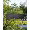 thumbnail image 5 of Veradek Pure Series Railing 36" Plastic Planter - Black, 5 of 12
