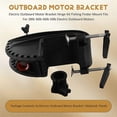 thumbnail image 4 of Electric Outboard Motor Bracket Hinge Kit Fishing Finder Mount, 4 of 5