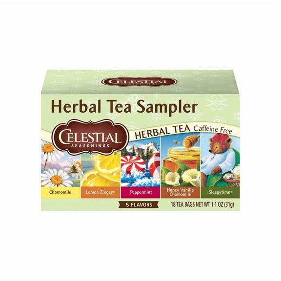 Te Herbal Celestial Sampler 5 sabores 18 bolsas 31g