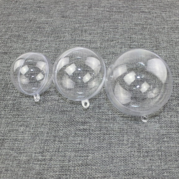 WHAMVOX Transparent Acrylic Fillable Sphere for Home Decoration and Long Lasting 4cm