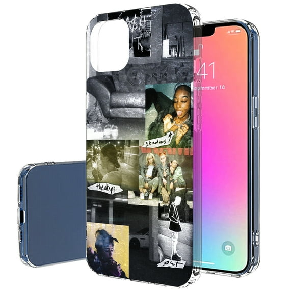 TalkingCase Slim Phone Case Compatible for Apple iPhone 14 Pro Max, Grunge Collage 1 Print, Lightweight, Flexible, Soft, Printed in USA