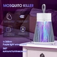 thumbnail image 5 of Electric Outside Bug Zapper,Mosquito Lamp Battery Operated,Mosquito Killer Outdoor,Mosquito Zapper Traps,Indoor Fly Zapper, 5 of 7