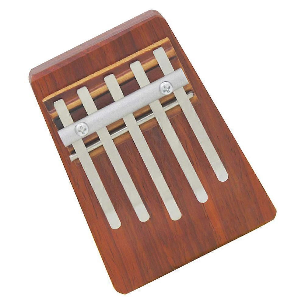 Mini Thumb Piano 1Pc Compact Shape 3.54X2.44X0.79in Traditional Design Perfect For Music Enthusiasts And Beginners