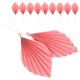 thumbnail image 3 of KAKOWELY 12 piezas de hojas para decorar tartas, adornos de papel tipo abanico para tartas, para bodas, cumpleaños y otras ocasiones., 3 of 5