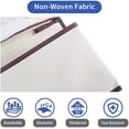 thumbnail image 2 of Over The Door Organizer Storage 6 Layers, Wall Mount Hanging Organizer with 5 Large Pocket Organizers and 3 Small Pockets for Baby Essentials, Toys, Cosmetics, and Sundries (Beige, 1 Pack), 2 of 7