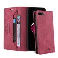 thumbnail image 5 of Allytech iPhone 7 Case, iPhone 8 Case, iPhone SE 2020 Case, PU Leather Kickstand Wallet Card RFID Blocking Magnetic Folio Holder, Book Style Anti-Scratch Phone Case For iPhone 7/8/SE 2020,Red, 5 of 14