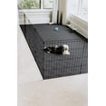 thumbnail image 3 of G-Floor 5 ft x 10 ft Vinyl Levant Pet Friendly Carpet Protector for Dogs & Cats - Slate Grey, 3 of 6