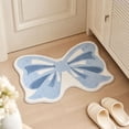 thumbnail image 4 of BUDAO00 Bow Shaped Area Rug, Cute Decorative Floor Mat for Bedroom Bathroom Vanity Entryway, Soft Accent Carpet for Girls Room Dorm Apartment and Playroom Home Decor, 31.5 x 19.7 Inch, 4 of 7