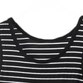 thumbnail image 5 of Xdegoge Pajama Sets for Women Scoop Neck Sleeveless Tank Top and Pants Casual Sleepwear Loungewear Loose Fit Striped Pattern Soft Lightweight Spring Summer, 5 of 5