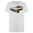 thumbnail image 1 of Retro Muscle Car  T-Shirt Men -Image by Shutterstock, Male x-Large, 1 of 2