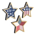 thumbnail image 6 of 3-Piece Wooden Star Independence Day Set, Patriotic Tabletop Decor for 4th of July Home Bookshelves, Mantels and Centerpieces,July 4th Decorations, 6 of 7