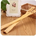 thumbnail image 4 of Bamboo Scratcher Two-Wheel Massager Household Elderly Tickling Tool, Wooden Back Scratch Roller for Daily Relaxation, Stress Relief, Summer, Daily Use, Christmas, Thanksgiving Makeup Organizers, 4 of 7