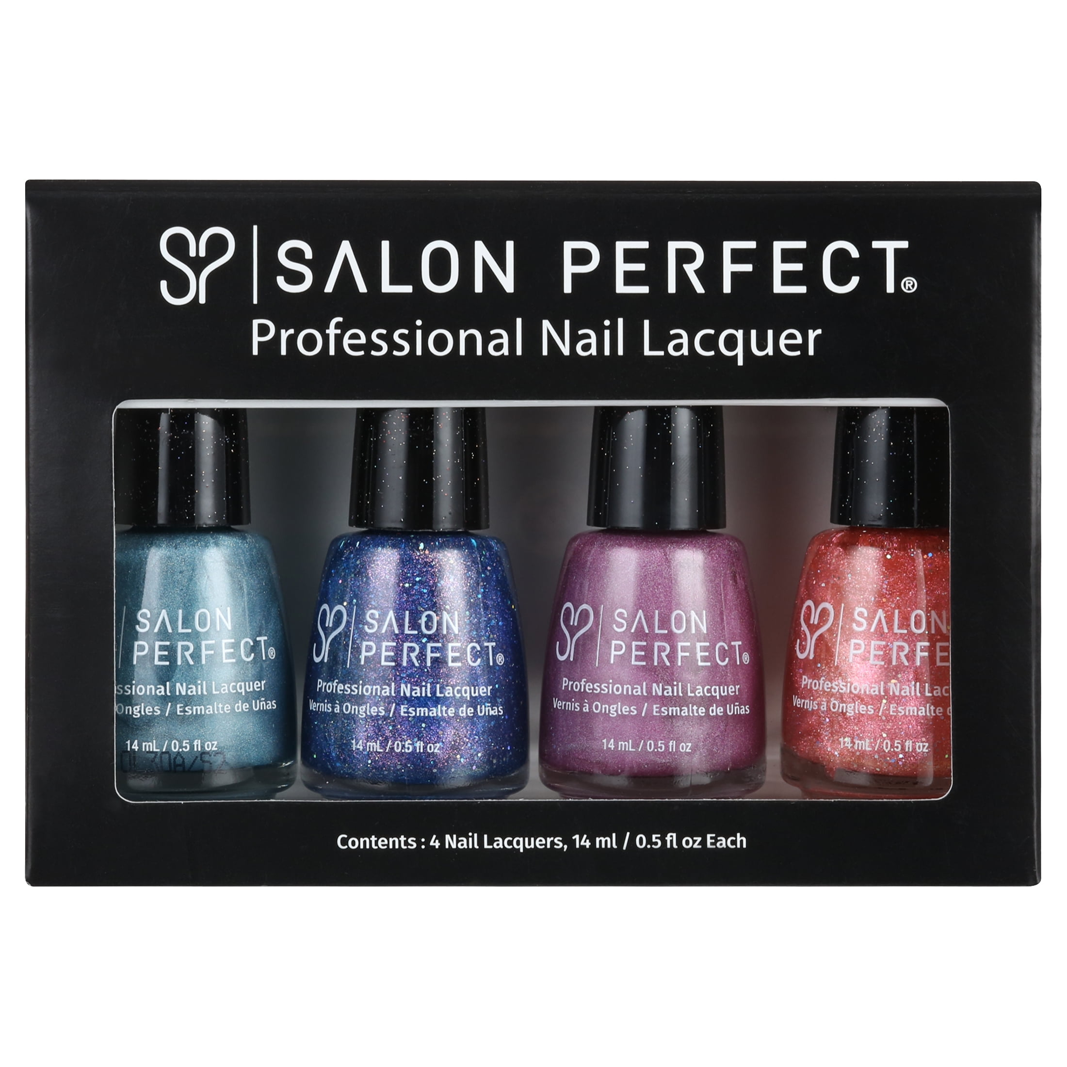 Salon Perfect 4-Pack Assorted Euphoria Nail Polish Set, 0.5 fl oz, 4 Pack -  Walmart.com