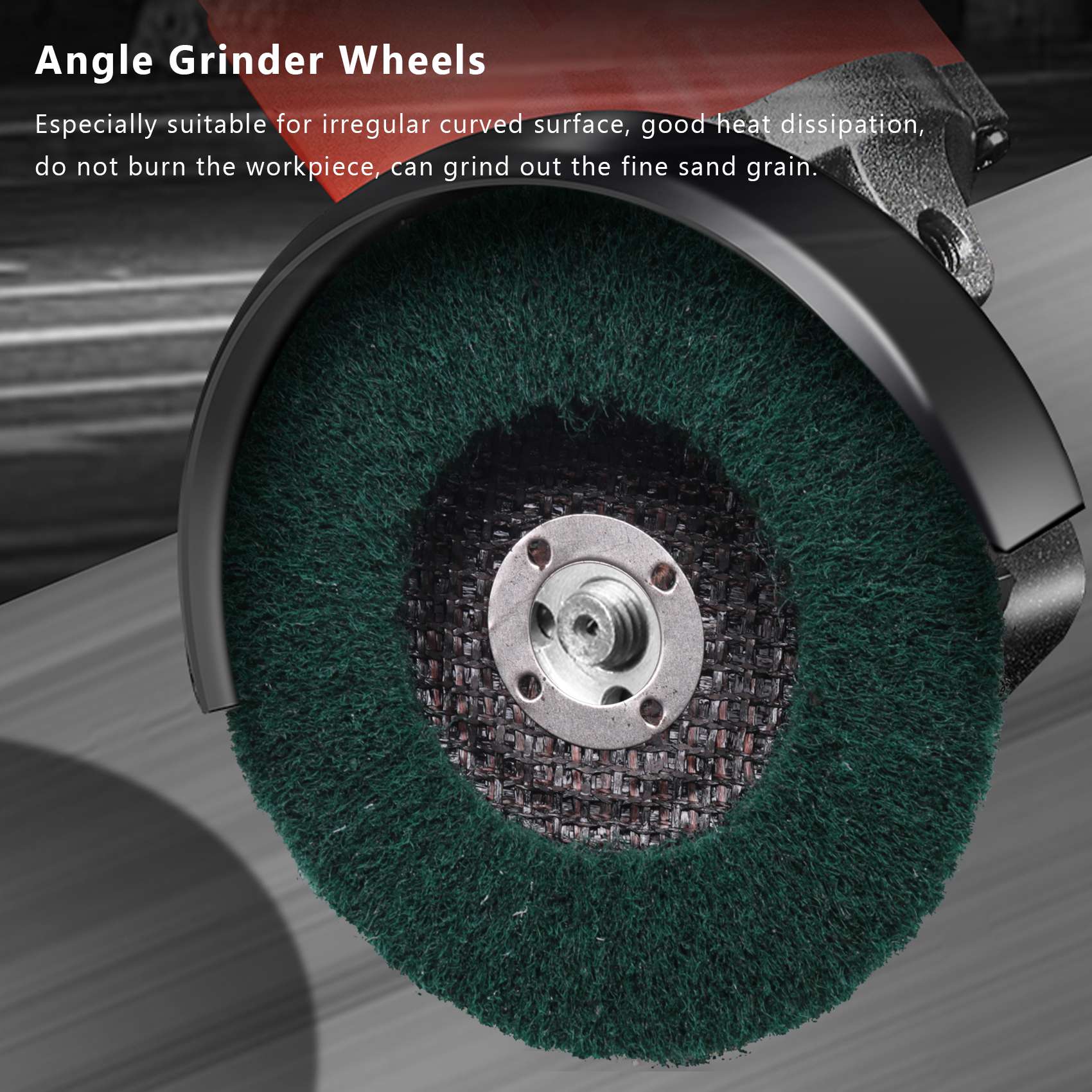 Angle Grinder Wheels 5Pcs Nylon Fiber Flap Wheels Polishing Buffing