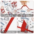 thumbnail image 6 of Vintage Baseball Elements Pattern Toddler Nap Mats for Kids Preschool,Sleeping Mat Bag or Kids,Toddler Sleeping Bag,Toddler Nap Mat or Daycare, 6 of 6