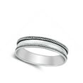 thumbnail image 4 of Bali Braid Rope Halo Promise .925 Sterling Silver Band Jewelry Female Male Unisex Size 9, 4 of 4