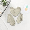 thumbnail image 6 of Abbraccia Couple Holding Hands Gloves Love Holding Hands Knitted Gloves Stretch Cuff Soft Thick Winter Gloves for Hiking Skiing Outdoor Light Gray, 6 of 9