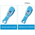 thumbnail image 2 of Body Piercing Clamps Disposable 2 Pairs Ear Piercing Forceps Ear Pierce Clamps, 2 of 10