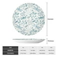 thumbnail image 2 of Balery Dragonfly Print Bone China Decorative Plate Ceramic Dinner Plates Art Crafts with Display Stand-6in, 2 of 6