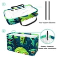 thumbnail image 4 of Alien Large Capacity Reusable Foldable Oxford Cloth Grocery Baskets - Multipurpose Storage Basket and Decorative Box, 4 of 7