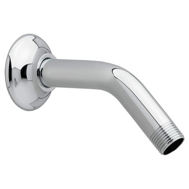 1660240.002 Standard Shower Arm & Flange Polished Chrome, Durable brass