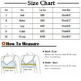 thumbnail image 3 of Wycnly Wireless Bras for Women Large Size Comfort Thin Compression Lace Bralette Elder Lightly Lined Seamless Push Up Bra Black Bralette Bras, 3 of 7