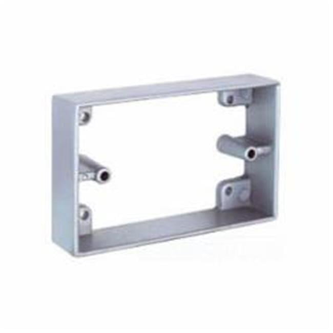 BWF 10XR1 Weatherproof Box Extension Ring, 1Gang, DieCast Metal, For