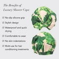 thumbnail image 6 of Kitsch Cleanse Ritual Reusable Plastic Shower Cap, One Size, Palm Leaves (10 Pack), 6 of 16