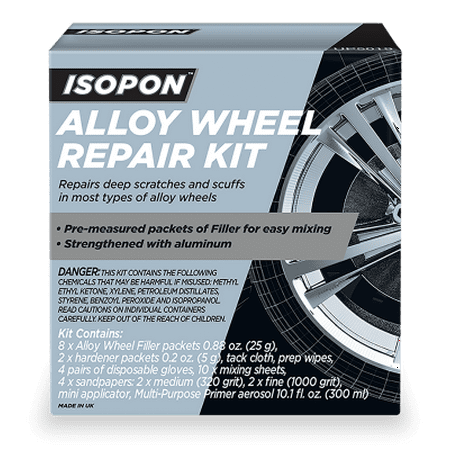 U-Pol Isopon Alloy Wheel Filler Kit (Best Alloy Wheel Filler)