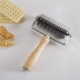 thumbnail image 6 of Guozer Baking Roller Knife Stainless Steel Dough Cutter Stainless Steel Roller Knife with Wooden Handle, 6 of 8