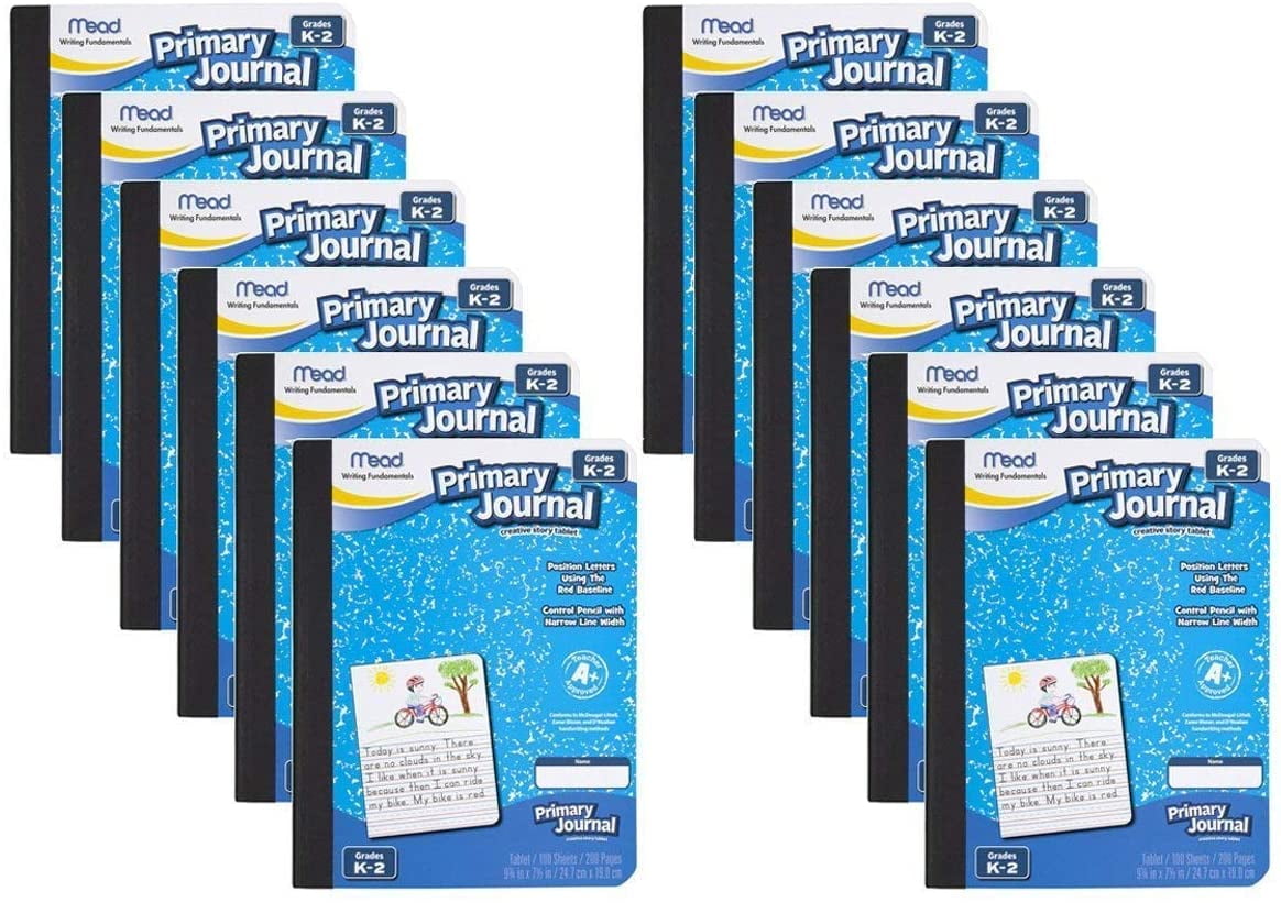 Mead Primary Journal Creative Story Tablet, Grades K2 (12 Pack