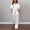 White, variant on Women Casual Solid Half Sleeve Shirt Belt Contrast Pocket Drawstring Trousers Pants Set Pant Suits for Women Juniors Petite Pants Suit for Women Elegant Dresses for Women Wedding Guest Snowmobile Suit