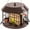 Brown Suet Cage, variant on Caged Suet Bird Feeder for Outdoors Hanging, Squirrel Proof Double Suet Feeder for Small Birds, Metal Cage with Detachable Hook, Large Space, Outdoors Weatherproof, Green