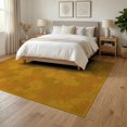 thumbnail image 3 of ODIKA 6'x9' Washable Area Rug Non-Slip, Easy Care, Orange Century Mid Stylized Tone Border Balanced Composition for Family Room, Living Room, Master Bedroom, 3 of 7