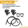 thumbnail image 6 of Windshield Washer Nozzle Kit For Jeep Liberty Windshield Spray Nozzles Wiper Spray Washer Jet No.68260443AA 2 Pcs 1 Meter Fluid Hose, 6 of 6