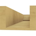 thumbnail image 4 of Ekena Millwork 6"W x 4"H x 28"L Burlington Woodgrain TimberThane Rafter Tail, Primed Tan, 4 of 6