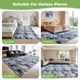 thumbnail image 7 of Cozydesg 5ftx7ft Large Area Rugs,Shag Fluffy Rugs for Living Room Bedroom, Modern Indoor Floor Rugs Soft Carpet Home Decro,Light Blue, 7 of 7