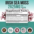 thumbnail image 4 of Dr Martins Irish Sea Moss Supplement 2625mg - 120 Capsules, Natural Superfood Made with Irish Moss Bladderwrack & Burdock Root, Powerful Anti-aging Antioxidant for Energy Boost, Digestive & Skin, 4 of 10