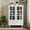 White, variant on Display Storage Cabinet with 2 Glass Doors, Modern Wood Curio Cabinet with Adjustable Shelf & Drawer