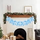 thumbnail image 4 of Jardin decorativo navideño, arbol de navidad, luces LED, adornos de madera, colgantes de cristal, metal resistente, diseño 3D, para exterior, ideal para terraza, 4 of 9