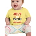 thumbnail image 1 of July 4Th Proud American T-Shirt Infant -Image by Shutterstock,  12 Months, 1 of 4