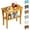 Natural, variant on Bamboo Shower Bench Stool with Storage Shelf, Waterproof Shower Chair Spa Bath Seat, Shower Stool for Inside Shower, Bathroom Bench Seat for Adults Elderly Seniors for Indoor or Outdoor Use