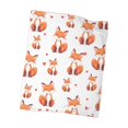 thumbnail image 3 of Blanket Super Cozy Soft Animal Throw Blanket Warm Plush Fluffy Foxes Stuff Gifts for Women Girls Flannel Gift Blankets for Kids Adults 80"X60", 3 of 6