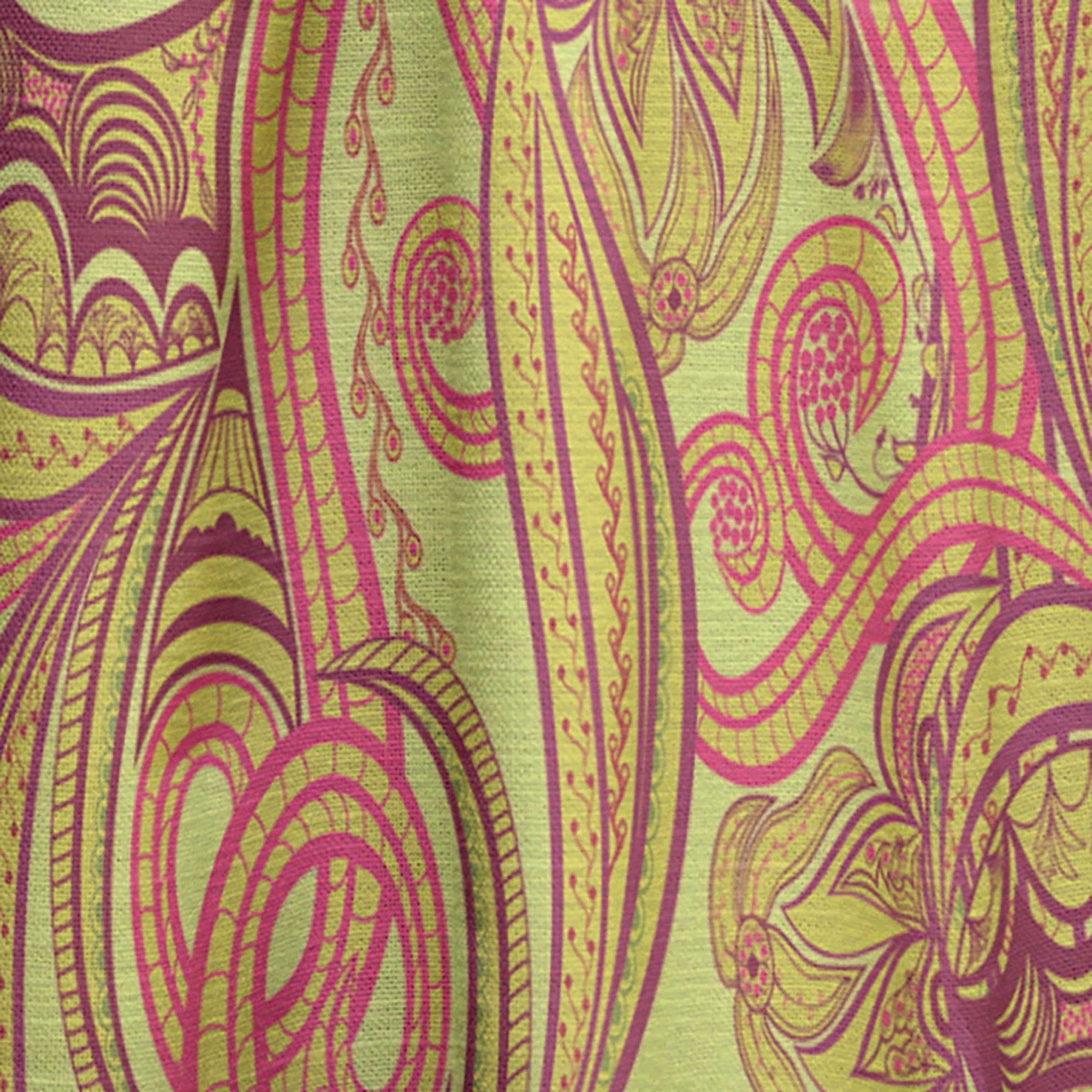 Designart 'Abstract Ornament Ethnic Pattern' Bohemian & Eclectic Curtain Panel