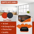 thumbnail image 4 of Kit de limpieza de planchas Aweasroy para Blackstone con 5 almohadillas y mango, 4 of 9