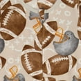 thumbnail image 6 of Kids Headquarters Kids 2-Pack Footed Blanket Sleeper (4 Years/Football (Brown)), 6 of 6