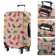 thumbnail image 5 of Pink Christmas Dinosaurs Pattern Luggage Cover Fashion Suitcase Cover Baggage Covers Fit 25-28 Inch Luggage (Go Travel), 5 of 5
